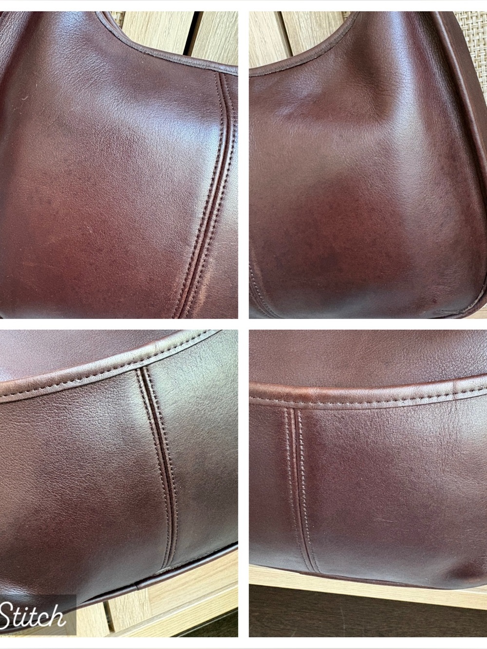COACH Vintage Ergo Mahogany Brown Leather Hobo Shoulder Bag Handbag 9033 *READ* - Picture 9 of 9